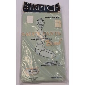 Vintage 60s Saucy Pants Mlle Liberte Mint Green Stretch Nylon Panties NOS Sealed